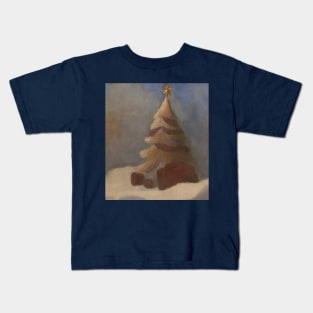 Christmas tree in watercolours Kids T-Shirt